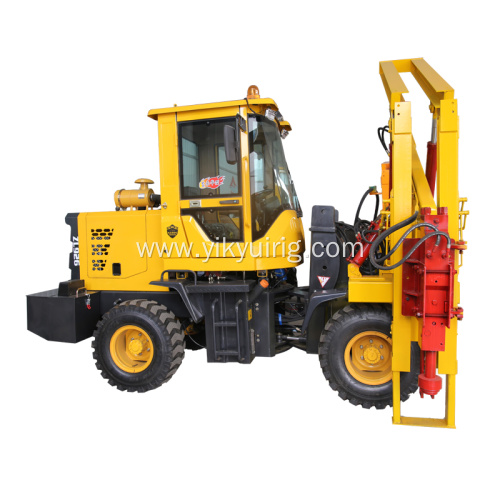 Solar station install drilling machine screw pile driver